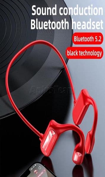 BL09 Earphone Bluetooth 50 Wireless Headphones Bone Conduction Stereo Earbuds Hanging Ear Sports Headsets For IPhone For Samsung 5