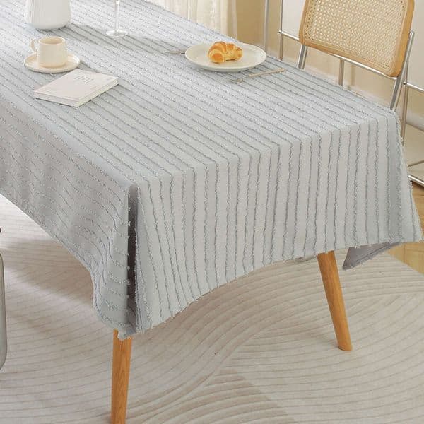 New Modern Minimalist Style Striped Dining Cloth With Anti Scalding Three-Dimensional Tablecloth, Coffee Table Towel, Office Desk And Home Cover