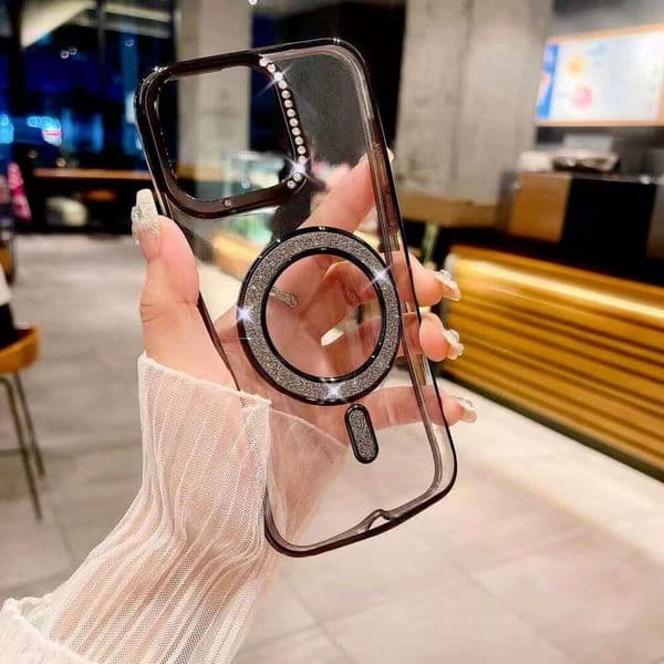TPU Magnetic Soft dia bg Phone Case for iPhone 16 15 Pro Max Shockproof Mobile Accessory Business Cover Promax 5g i max