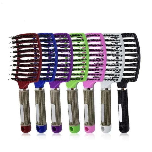 Vented Comb Curved Portable Detangg Professional Home Salon Massage Hair Brush Styg Tools Fast Drying Barber Hairdressing dressing