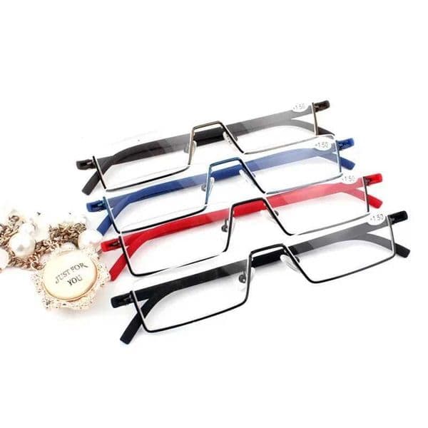 Fashion Simplicity Comfy Light Half Frame Reading Glasses TR90 Resin Presbyopic Glasses Unisex For Women Men+100 to +400XJ240907