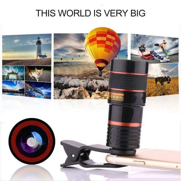 Lens Optical Zoom Telephoto Camera With Clip For Universal Mobile Phone Smartphone Telescope Focus Len