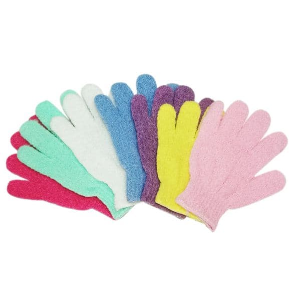 Shower Gloves Scrubbers Bath Wash Cloth Scrubber Exfoliating Body Spa Glove FY7324 0704