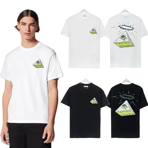 Fashion Mens T Shirts Women Designers T-shirts Tees Apparel Tops Mans Casual Chest Letter Shirt Luxurys Clothing Polos Sleeve Clothes Tshirts