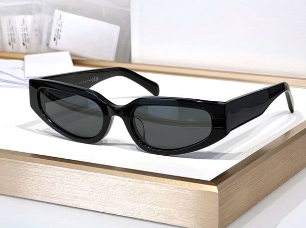 Fashion designer 40269 sunglasses for women retro acetate small frame geometry shape glasses outdoor trendy versatile style Anti-Ultraviolet come with case