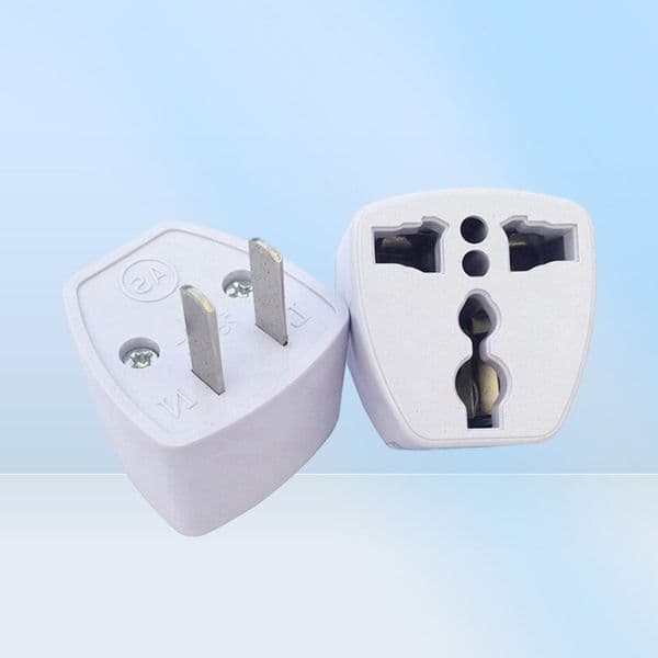 Fanaticism International Universal UK AU EU To US Plug Adapter Converter USA Travel AC Power Electrical Plug Adaptor Convert