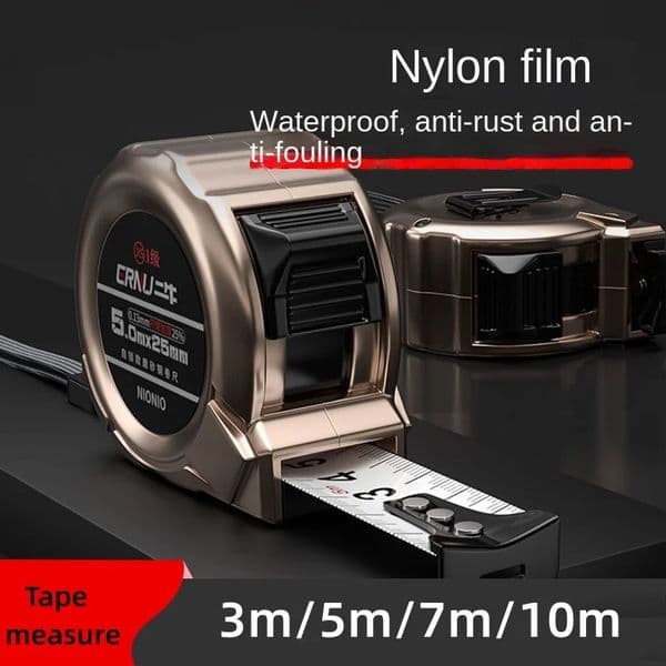 Waterproof steel Tape measure Highprecision tape 10m thickened measuring metric and British Measuring tools 240109