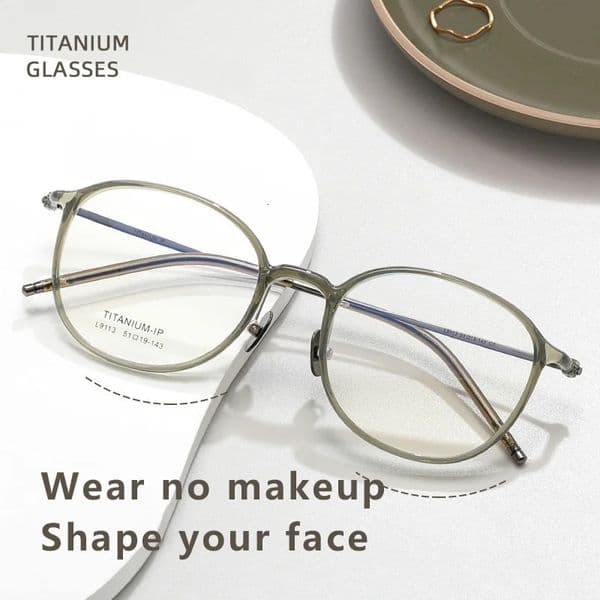 Ultralight TR90 Myopia Glasses Retro Round Optical Prescription Eyeglasses Frame Men And Women 240109