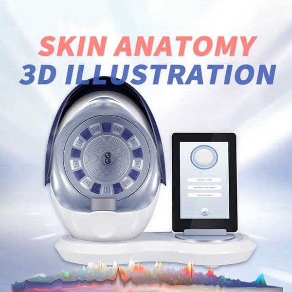 Advanced Full Face Analysis Camera Skin Condition Analysis 3D 12 Million Pixel HD Scanning Problem Testing 10 Spectrum Skin Analyzer thumbnail 2