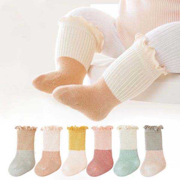 3Pairs/lot Spring Autumn Baby Socks Cotton Animal Socks strawberry Cute Cool Thin Kids Socks Colorful Children Socks 240111
