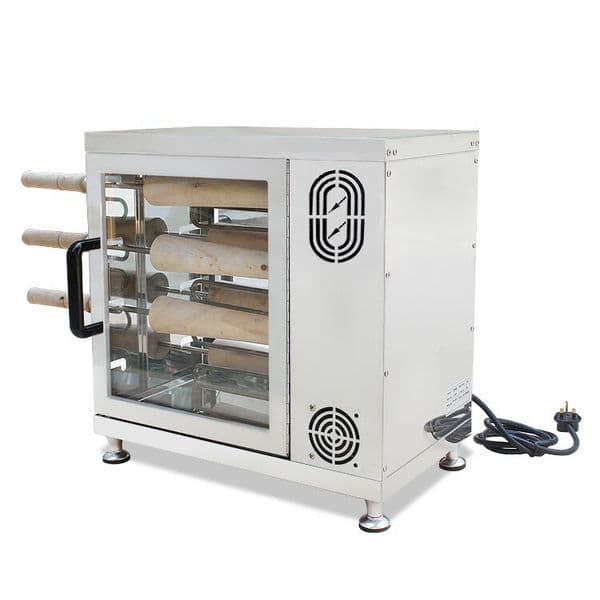 Waffle Maker Machine Electric Automatic Bake Chimney Cake Oven Stainless Steel Horizontal Electric Chimeny Cake Oven