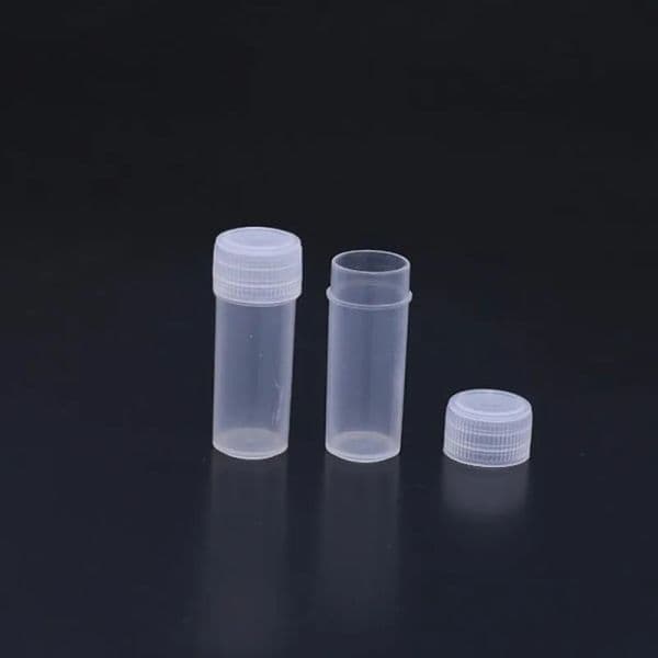 wholesale 5ml Plastic Pill Empty Containers Storage Bottle Sample Vials With Lid For Test Free Shipping QW8884 LL