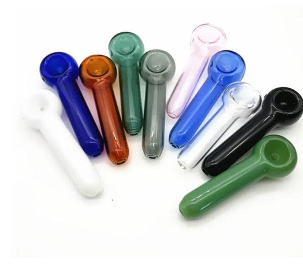 COOK-IES Tobacco Spoon Smoking Glass Oil Mini pipes water bongs hand