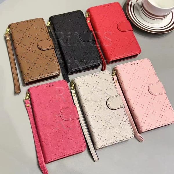 Beautiful iPhone Phone Cases 15 14 Pro Max L Leather Card Wallet Hi Quality Purse 18 17 16 15pro 14pro 13pro 12pro 11pro 13 12 11 Xs X Xr Case Cover with Logo Box Packing HYL
