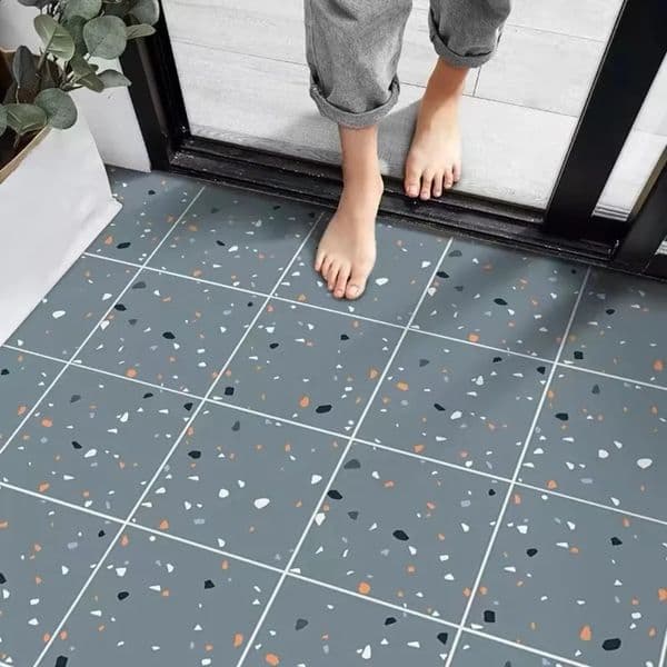 2026 Floor Tiles Stickers Waterproof Bathroom Decoration cologne Wear Resistant Self perfume Adhesive Renovation For Home Decor Wallpapers Wall 240731 Free Ship