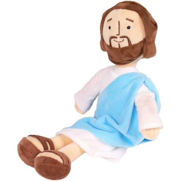 Figure Christening Easter Christmas Jesus Plush Doll Toy Christ Religious Toys