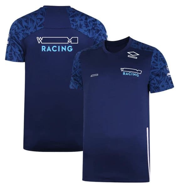 F1 season team joint short-sleeved T-shirt car fan racing suit men and women summer car culture overalls can be customized