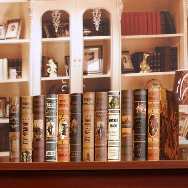 3 pieces/batch of European style retro decoration books home decoration pography props simulation books desktop decoration 240731