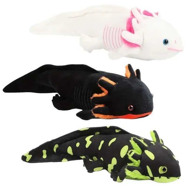 Salamandrid Axolotl Plush Toy Funny Stuffed Animals Axolotl Toy Dolls Boys and Girls Companion Christmas and Holloween GiftsM240801