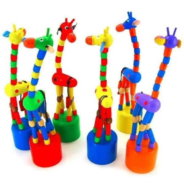 Montessori Educational Toy Kid Wooden Toys for Children Early Learning Exercise Baby Fingers Flexible Materials Giraffe Toy Gift Y240801