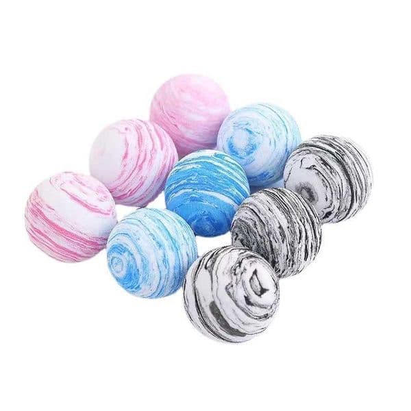 3Pcs Pet Bounce Starry Space Balls for Dog Cat Training Chewing Playing Games Funny Kitten Toys SuppliesXJ240801