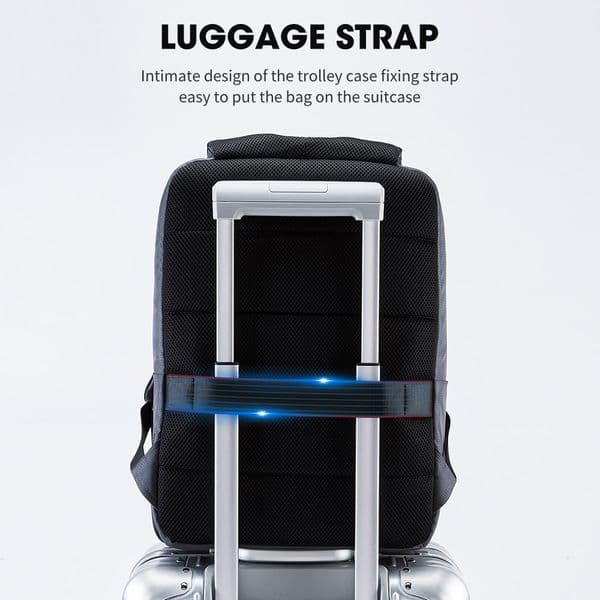 SmartDevil Laptop Bag Business Backpack for MacBook Pro Air iPad Backpack Waterproof Casual Simple 20L 17.3inch Multiple Pockets