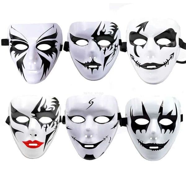 Party Mask Halloween Props Masquerade Full Face Adult MasksXJ240802