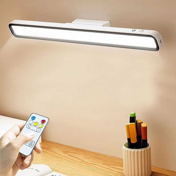 Desk Lamp LED USB Charging Lamp Stepless Dimming Desk Lamp Hanging Magnetic Bedroom Night Light Reading Desk Lamp X241122