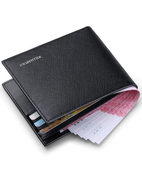 luxury Brand Wallets Men 100% Cowhide Short Bifold Mini Genuine Leather Purse Cards Holders Slots Potable small