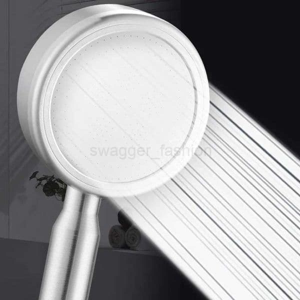 Space Aluminum Shower Head Bathroom Pressure High Water Saving Technical Insulation Spray Rainfall Nozzle Filter AccessoriesXJ240802
