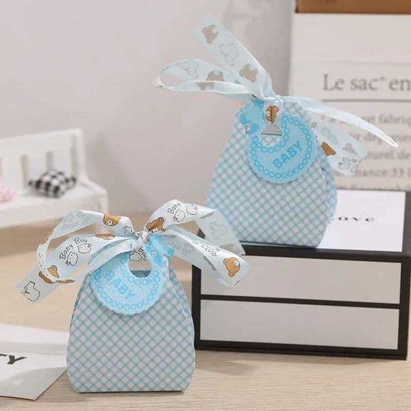 12pcs 2024 Baby Shower Candy Dragee Gift Box Its A Boy Gender Reveal Birthday Party Decorations Kids Wedding Decorations Table Y240801