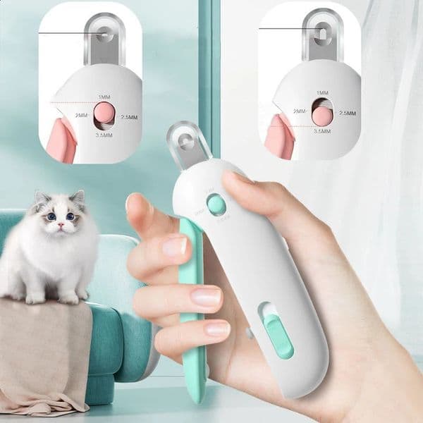 Professional Pet Nail Clippers with Adjustable Hole Cat Dog Clipper Cutter Claw Trimmer Puppy Kitten Care Grooming Tool 240802