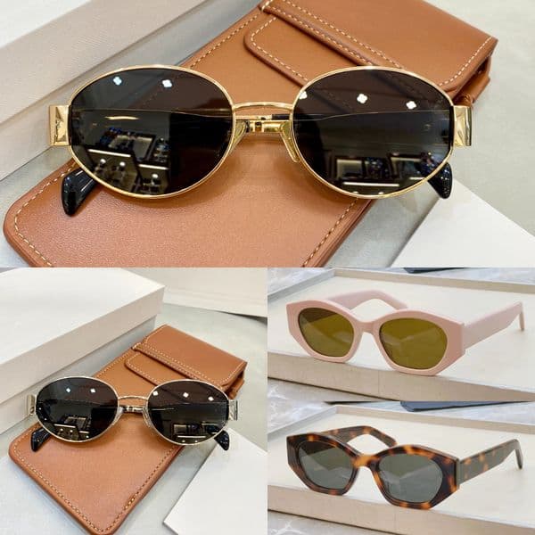 designer sunglasses women men luxury glasses Personality classic Oval frame fashion Polygons out door glasses Versatile Trendy Glasses Goggles Color optional