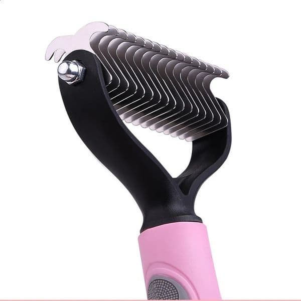 Dog Brush DoubleSided Comb And Tool Used To Mats Tangles The Pet Grooming 240802