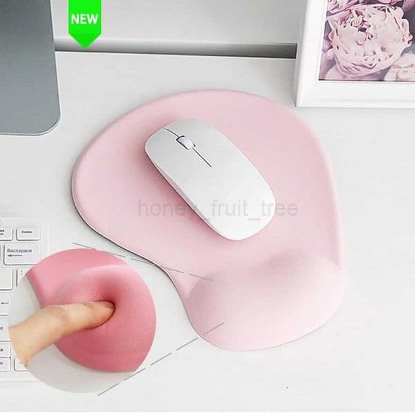 Cute Wrist Guard Silica Gel Support Pad Can Freely Move Office Guard Mouse Pad Ergonomic Wrist Rest Mouse Pad For Pc Laptop CompM240802
