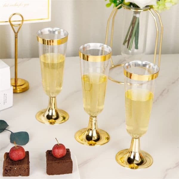 champagne flute plastic disposable champagne glass wine glass filled with champagne flute wedding cocktail glass 240801