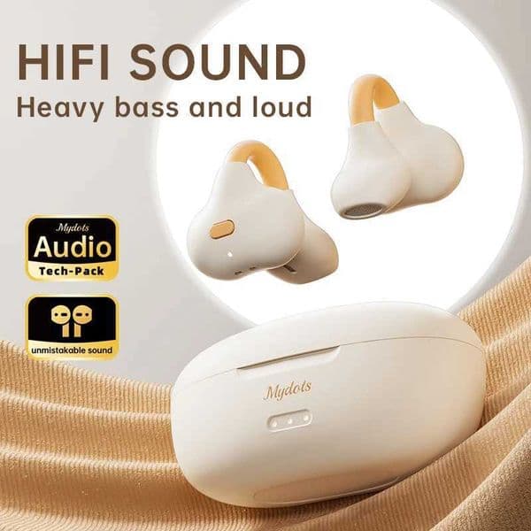 Open-Ear Wireless Earbuds 2024, Bluetooth 5.3 Headphones, Color Clip-On Earphones with Microphone, Charging Case - CL240801 4 866c7