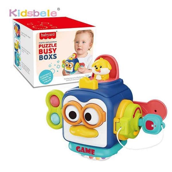 2026 New 6 In 1 Motessori Toddlers Activity Toys Cute Penguin Hand Catching Ball Educational Toy Learning Sensory Fine Motor Skills Gifts Y240801 Toy
