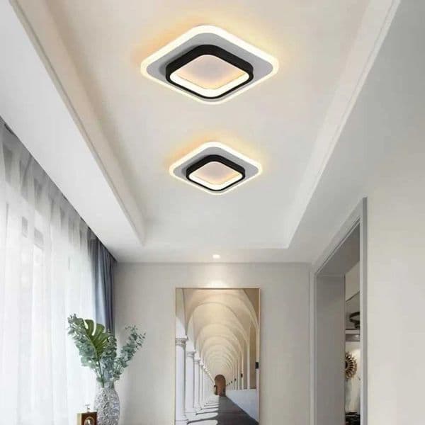 Changeable/6000K Ceiling Lamp Dimmable Modern Hallway Cloakroom Corridor Indoor Balcony Aisle Led Ceiling Light Y240802
