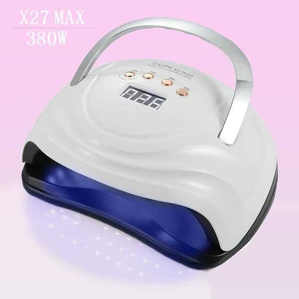 New 380W SUN X27 MAX Professional UV LED Nail Drying Lamp for Manicure 81LEDs Nails Gel Polish Drying Machine with Auto SensorCL240731