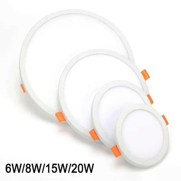 Square/Round LED Panel Light 6W 8W 15W 20W LED Surface Ceiling Downlight 110220V Round Ceiling Lamp For Deroration Home Lighting Y240802