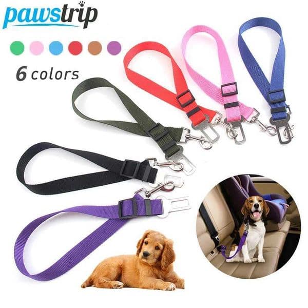 Adjustable Dog Leash Pet Car Safety Seat Belt for Small Medium Dogs Durable Travel Dog Harness Leash Clip Dog Accessories Y240803
