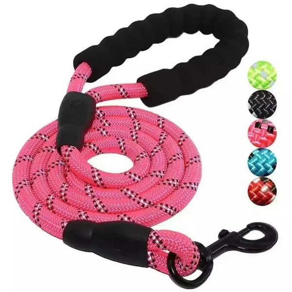 Nylon Dog Harness Leash For Medium Large Dogs Leads Pet Training Running Walking Safety Mountain Climb Dog Leashes Ropes Supply Y240803