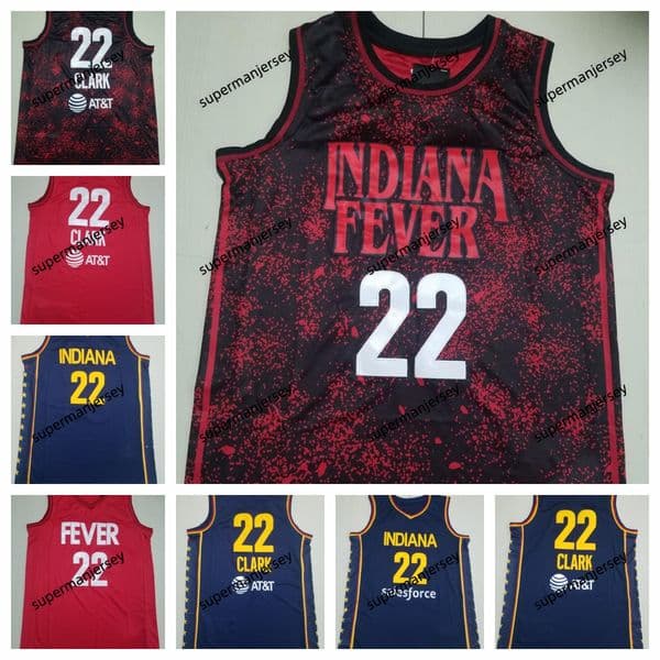 2024 custom Men Kids Women 22 Caitlin Clark Basketball Indiana Fever Jerseys 2024 Iowa Hawkeyes Final Four new style aaa