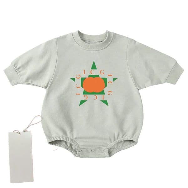 6 Colors Luxury Designer Newborn Baby Girl Boy Rompers Clothes Infant Girls Letter Print Long Short Sleeve Jumpsuits Onesie Bodysuit Jumpsuits