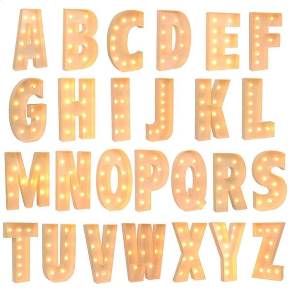 915CM Giant Letter Led Light Frame Box Baby Shower Christmas 1st Birthday Wedding Party Decor DIY Name Balloon Filling Box 260608