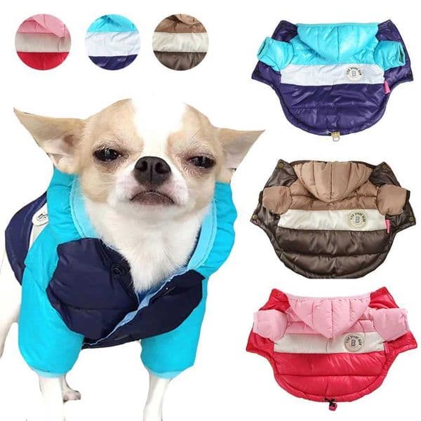 Waterproof Winter Cat Dog Clothes for Small Cats Thick Warm Pet Cat Dog Down Coat Light Weight Dog Kitten Hoodie Jacket Clothing Y240806