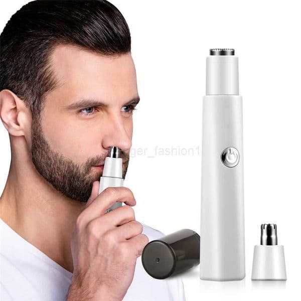 CkeyiN Mini 2 in 1 Electric Shaver Ear Nose Hair Trimmer Strong Power Beard Trimmer Men Razor with Washable Stainless Steel HeadXJ240806
