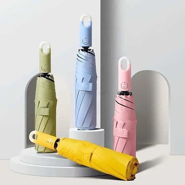 Fashion Windproof Light Folding Portable Casual Waterproof Rotating Lock Vinyl Automatic UmbrellaXJ240806
