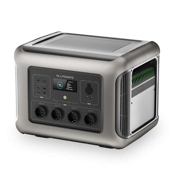 ALLPOWERS R2500 Portable Power Station 2016Wh Expandable to 20kWh LFP Battery 2500W Emergency Household / Outdoor Power Supply thumbnail 3